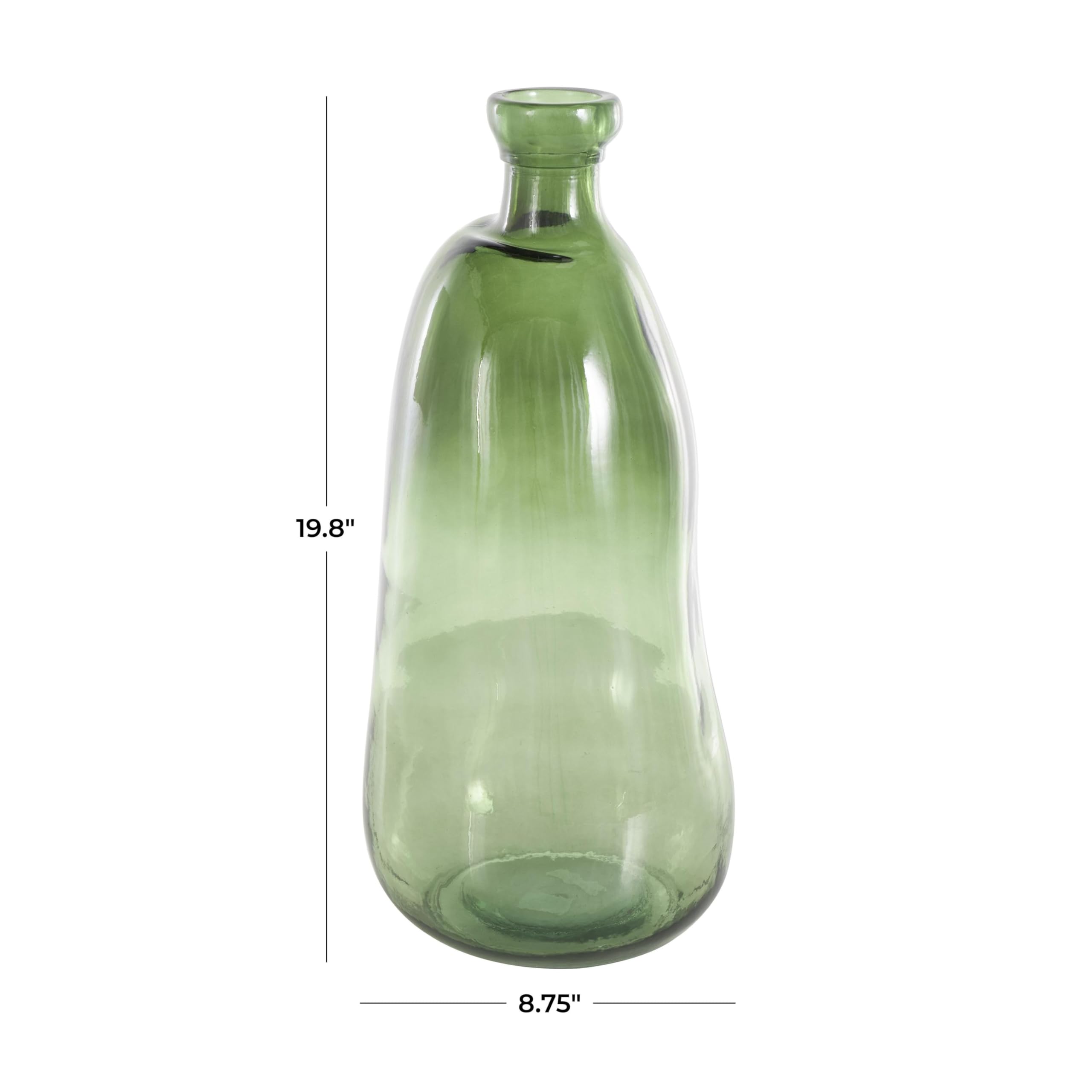 RECYCLED GLASS MADE IN SPAIN グリーン系ボトル3個 RECYCLED GLASS MADE IN SPAIN グリーン系ボトル3個 RECYCLED